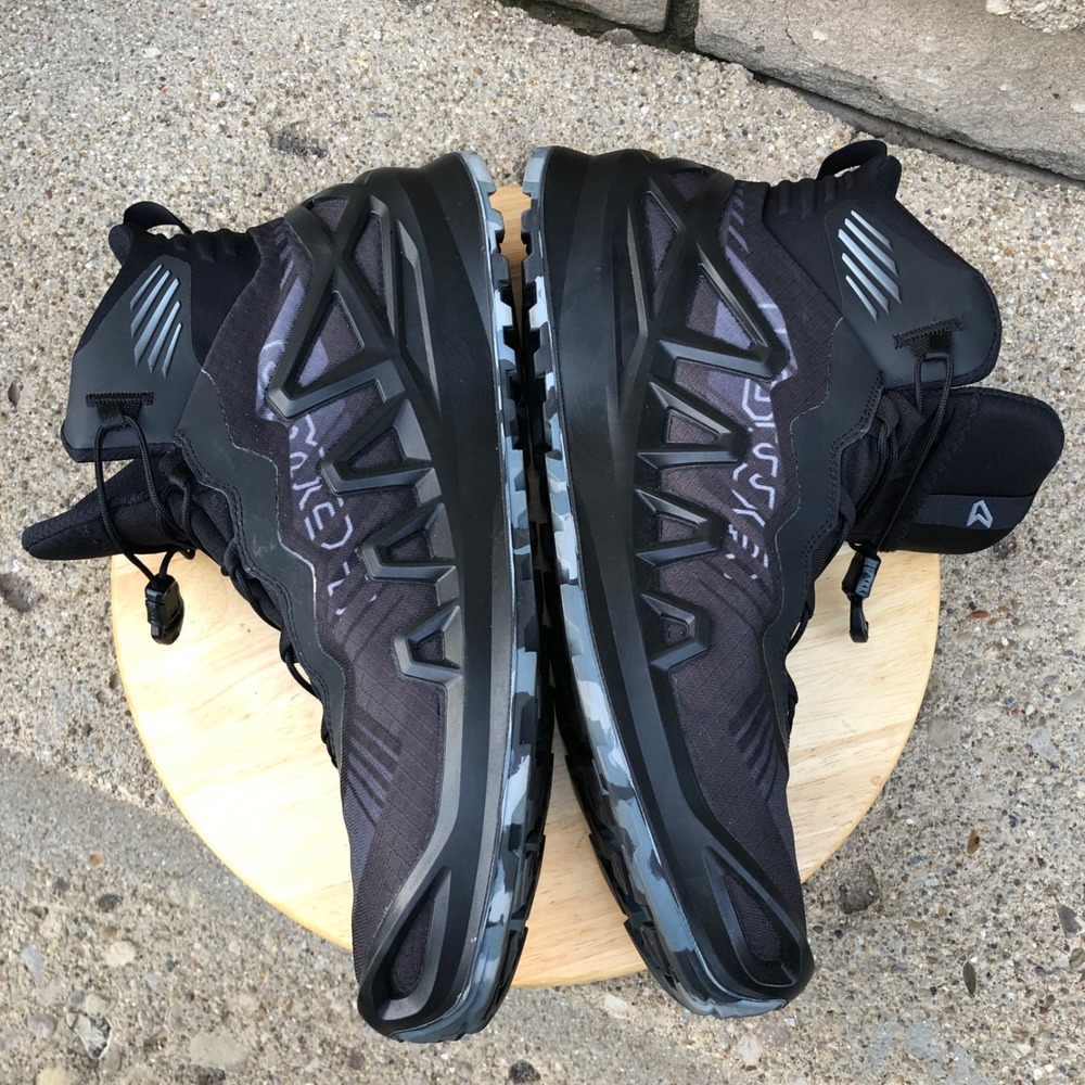 Lowa GoreTex Mid Hiking Boots Men 14 Merger GTX Black Tactical Waterproof 310430 - Picture 5 of 16